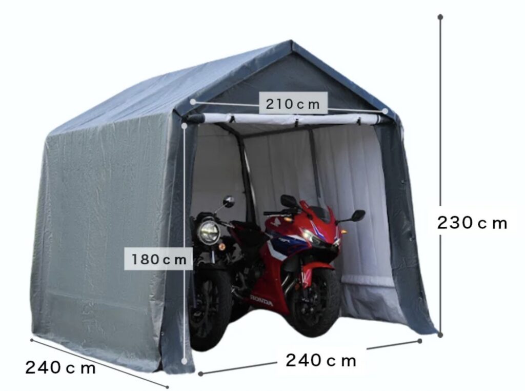 ALL GUARD square 2.4x2.4m　製品仕様