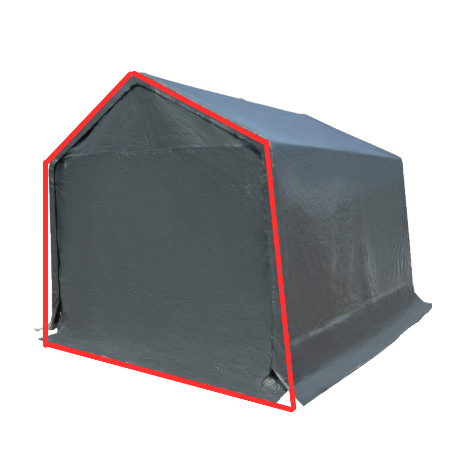 ALL GUARED square 2.4&times;2.4m 後幕