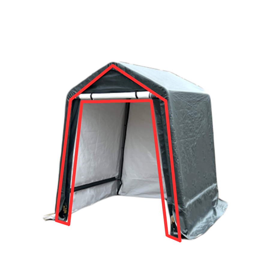 ALL GUARED square 1.8&times;1.8m 前幕